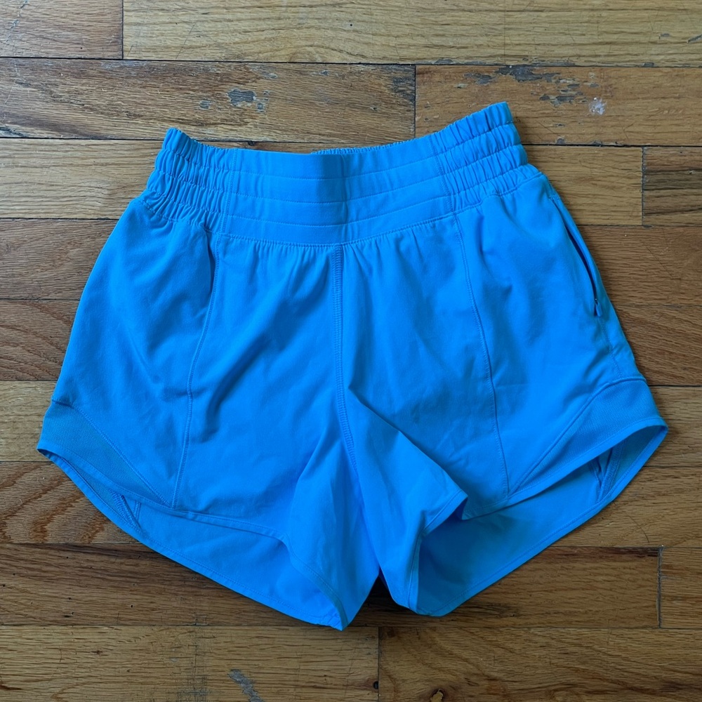 Bright Blue Lululemon shorts, Size 0